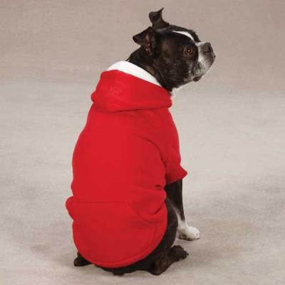 China Esquile la sudadera con capucha alineada del perro por Zack y Zoey - la ropa roja del border collie del tomate modifica para requisitos particulares en venta