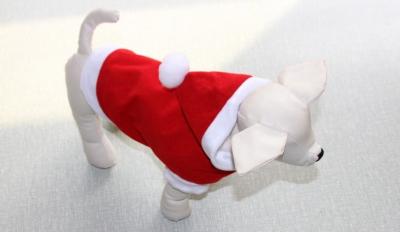 China Forme los equipos de la Navidad del perrito para la pequeña ropa XS encapuchado rojo/S/M del perro en venta