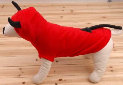 China Rote langärmlige Haustiersweatshirts für Hunde/Hündchensweatshirt für Stier-Hunde zu verkaufen