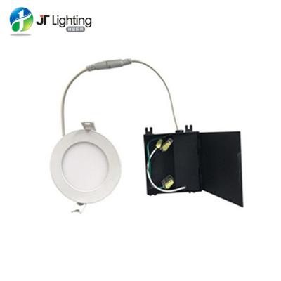 China Downlights 4 Inch Led Panel Light Warm White Slim Round 9w 450lm 3000k ETL for sale