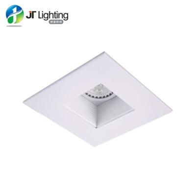 China Downlights 4 inch led downlight to trim square matte white bulkhead ETL square trim for sale