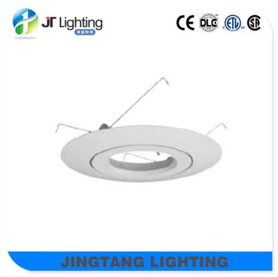 China Downlights ETL Led Round Recessed Trims 6 Inch For Gimbal Ring Trim for sale