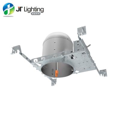 China Downlights ETL Line Voltage 6 Inch Recessed Can Light Conversion Kit For IC New Build Aluminum Housing for sale