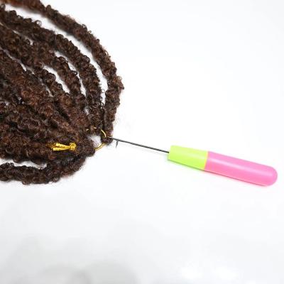 China Micro Pans Plastic Crochet Needle Wig Hair Extension Tool 50pcs/lot Crochet Threader Hair Knitting Crochet Needles Hair Needle Braid Extension Tools for sale