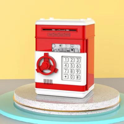 China Hotsale USA Durable Electronic Piggy Bank Safe Piggy Bank For Kids Digital Coins Cash Saving Safes Deposit ATM Machine Birthday Gift for sale