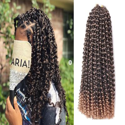 China Synthetic Water Wave Hair Water Wave Braiding Hair For Passion Twist Crochet Hair Passion Braiding Twist for sale