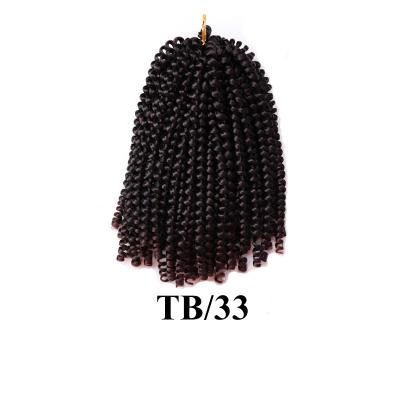 China NONE Wholesale Colorful Spring Twists Crochet Spring Twists Synthetic Braiding Hair for sale