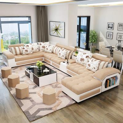 China Modern Custom Sectional Furniture Sofa Bed Set Sofa Bed Fabric Velvet 7 Set 7 Seater Sofa Set Furniture Living Roo for sale