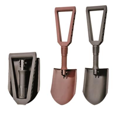 China 301 NATO military army shovel steel shovel DESIGN foldable with nylon PLASTIC handle for sale