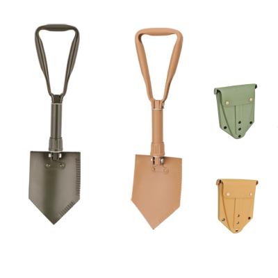 China Foldable Shovel 304 High Strength Carbon Steel Shovel Engineer Soldier Camping Military Folding Shovel for sale