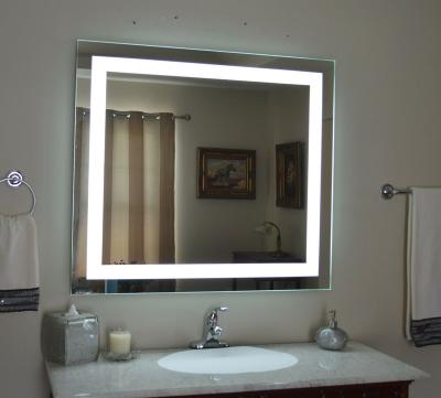 China Contemporary Large Wall LED Dressing Room Mirror Smart LED Light Up Full Body Long Mirror for sale