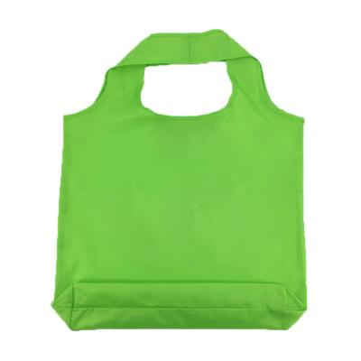 China Cheap new promotion portable reusable collapsible bulk fashion to reuse durable eco-friendly nylon foldable shopping bag for sale