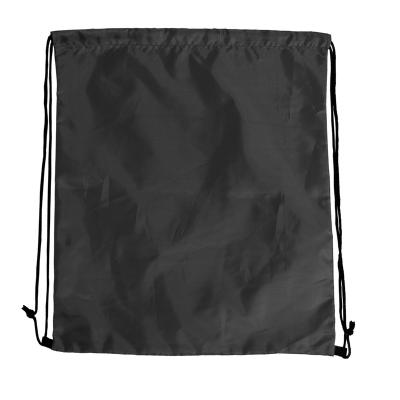 China Waterproof Promotional Waterproof Polyester Shopping Bag Custom Drawstring 210D Single Backpack for sale