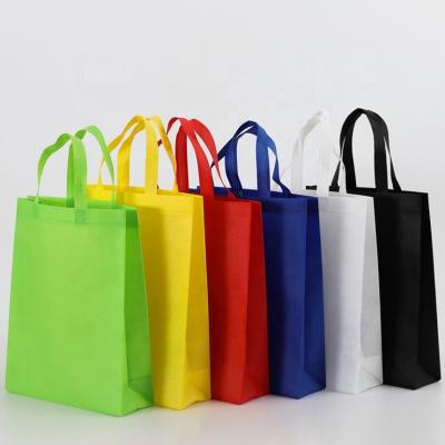 China Tote Wholesale Printable Reusable Shopping Printed Promotional Handled Logo Custom Non Woven Bag for sale