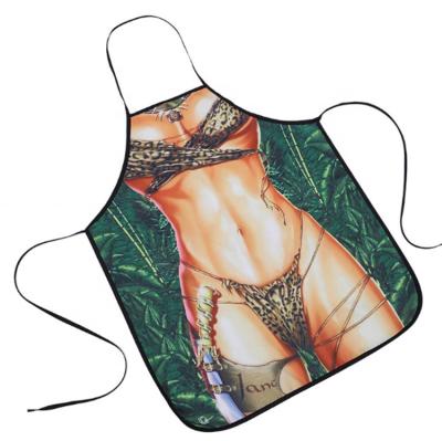 China Wholesale Bulk Cheap Adjustable Neck And Waist Printed Custom Printed Apron High Quality Waterproof Personalized Girl Aprons Sexy Apron Models for sale