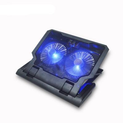 China Adjustable Height Foldable Usb 15 17 Inch Dual Fan Electric Ergostand Laptop Cooling Pads for sale