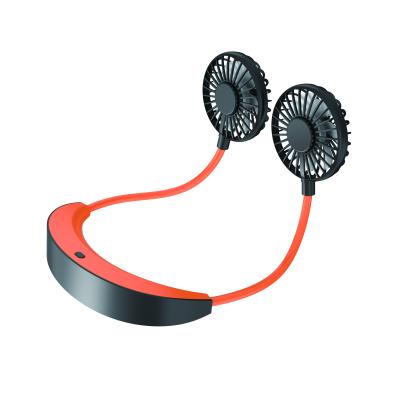 China Air Cooling Hands Free Rechargeable Battery USB Cooler Fan for sale