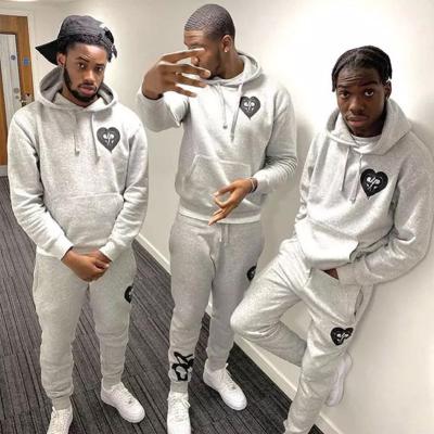 China Custom Sweatsuit Mens Jogger Cotton Private Label Breathable Sweatsuits Refine Tech Fleece Tracksuits Set for sale