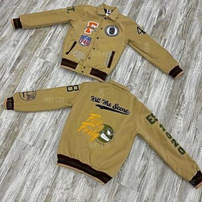 China Streetwear Style Fleece Winter Baseball Bomber Reversible Hot Selling Custom Made Cool Jackets For Men for sale