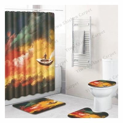 China Viable Plegabl Larga Extra Shower Curtain Cortina De Ducha for sale