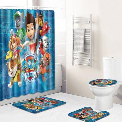 China Sustainable Shower Curtain Cartoon for sale