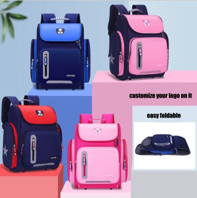 China 2022 Wholesale Custom Cute Cartoon Girls Bookbags Casual School Bag Packs For School Girls 6-8 Years Old for sale