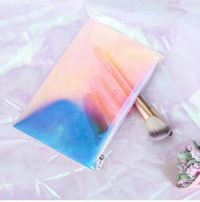 China Lady Small PVC Cosmetic Ziplock Bag OEM PVC Biodegradable Promotional Cosmetic Bag For Ladies for sale