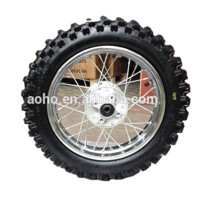 China Iron dirt bike rims and tire for sale