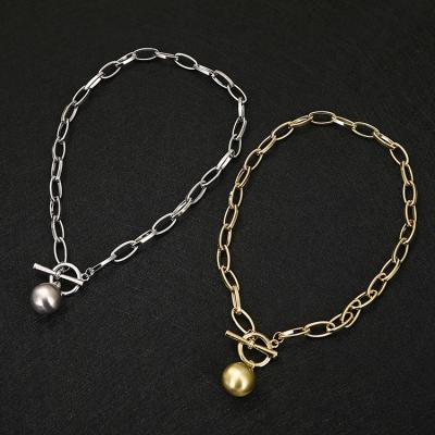 China Fashion 14k gold necklace cc necklace CLASSIC European and American CZ tennis chain for sale