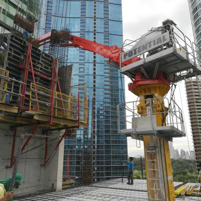 China 4 Hydraulic Foldable Arm Sections R Concrete Placing Boom For Residential Building for sale