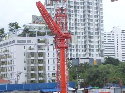 China 5m / 10m Column Length Concrete Placing Boom With 34m Max Horizontal Reach for sale