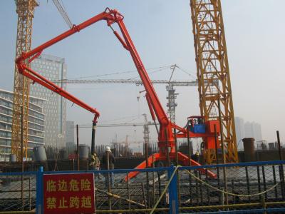 China Electrical System Spider Concrete Pump Placing Boom 5.5Kw 17m Placing Radius for sale