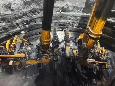 Cina Φ33-64mm Diametro di perforazione Perforazione rocciosa per 3m/min Velocità di propulsione Perforazione di ancoraggio attrezzature di imballaggio in profondità massima di 10m in vendita