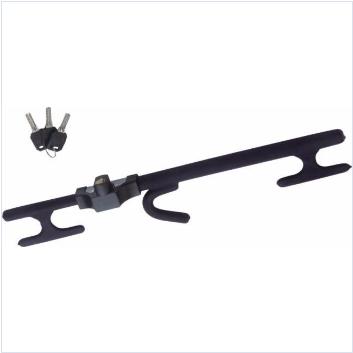 China CQ-6088A Steel Wire Top Safety Car Accessories Steering Wheel and Multifunctional Pedal Lock for sale