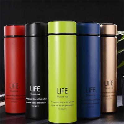 China 500ML Customization PORTABLE Color Cup Nano Alkaline Water Flask Tumbler With Closure Steel Lid Insulated Vacuum VR-A-6482 for sale