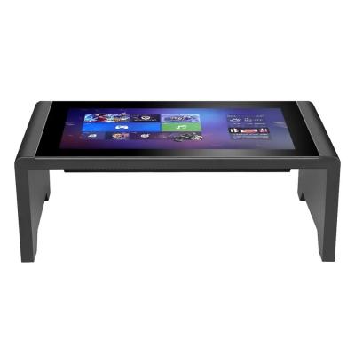 China 43 inch digitaal capacitieve touchscreen spel tafel met roestvrij staal glas Te koop