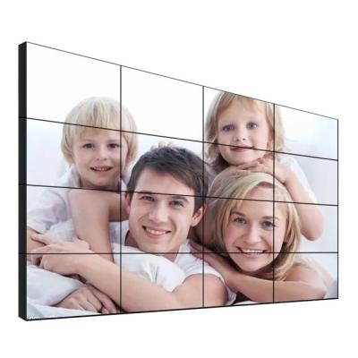 China 49 pulgadas 4x4 LCD de empalme de pared reproductor de vídeo Ultra estrecho de bisel de 3,5 mm en venta