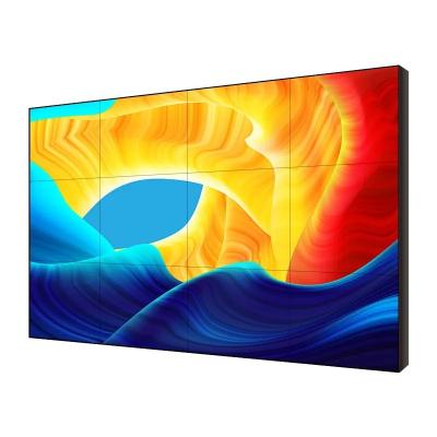 China 1.8mm pantalla de pared de empalme LCD de 55 pulgadas sin marco montado en la pared monitor de soporte de piso en venta