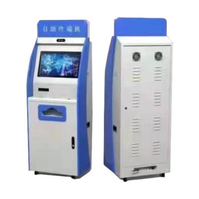 China Multifunctionele touchscreen zelfbediening kiosk capaciteit 21,5 inch Voor betaling Te koop