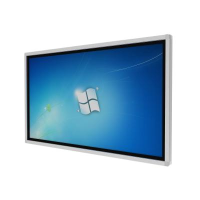 China Windows 55 inch touchscreen digitale kiosk infrarood alles in één computer touchscreen Te koop