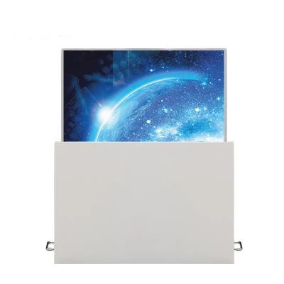 China Desktop 55 inch OLED transparant scherm automatisch stijgend en dalen display Te koop