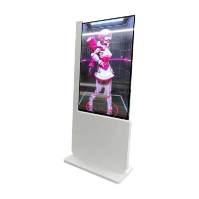 Cina DC 12V 55 pollici trasparente touchscreen display pavimento Stand tutto in un monitor in vendita