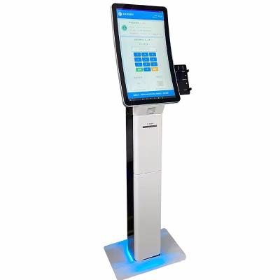 China Kiosk mit hochauflösendem Touch-Monitor-Display mit POS-Maschine und Wärmedrucker zu verkaufen