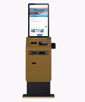 中国 Interactive Self Service Kiosk With Credit Card And Mobile Payment Face Recognition 販売のため