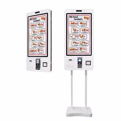 China Wall Mount/Tabletop Self Ordering Kiosk with Integrated 1D/2D Scanner for sale