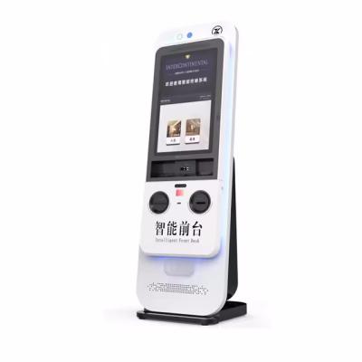 中国 Self Serve Check In Kiosk With Motorized Card Dispenser Reader For Streamlined Check In 販売のため