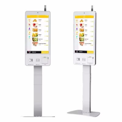 中国 Touchscreen Self Service POS System With LED Lights Supports Face Recognition 販売のため