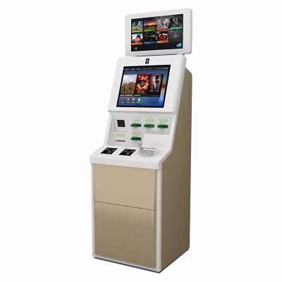 China Touch-Screen-Selbstcheck-Kiosk / Selbstbedienungs-Kiosk mit doppeltem Bildschirm zu verkaufen