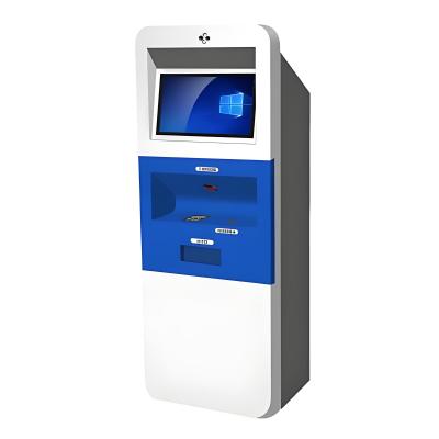 China 18.5 inch / 22 inch / 27 inch interactief kiosk systeem, betaalbare parkeerkiosk met munt en wisselgeld Te koop