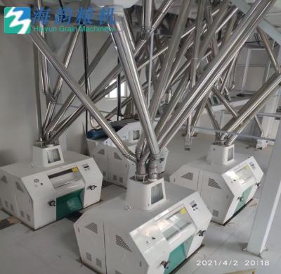 China Automatic Full Line Wheat Flour Mill Machine Complete Plant 50tons Wheat Mill for sale